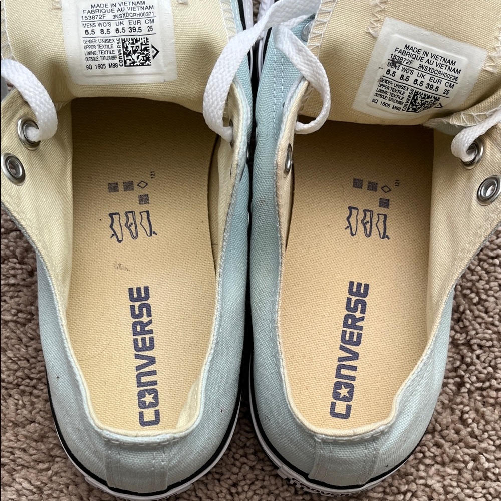 Converse All Star Light Mint Green Sneakers - Picture 7 of 7
